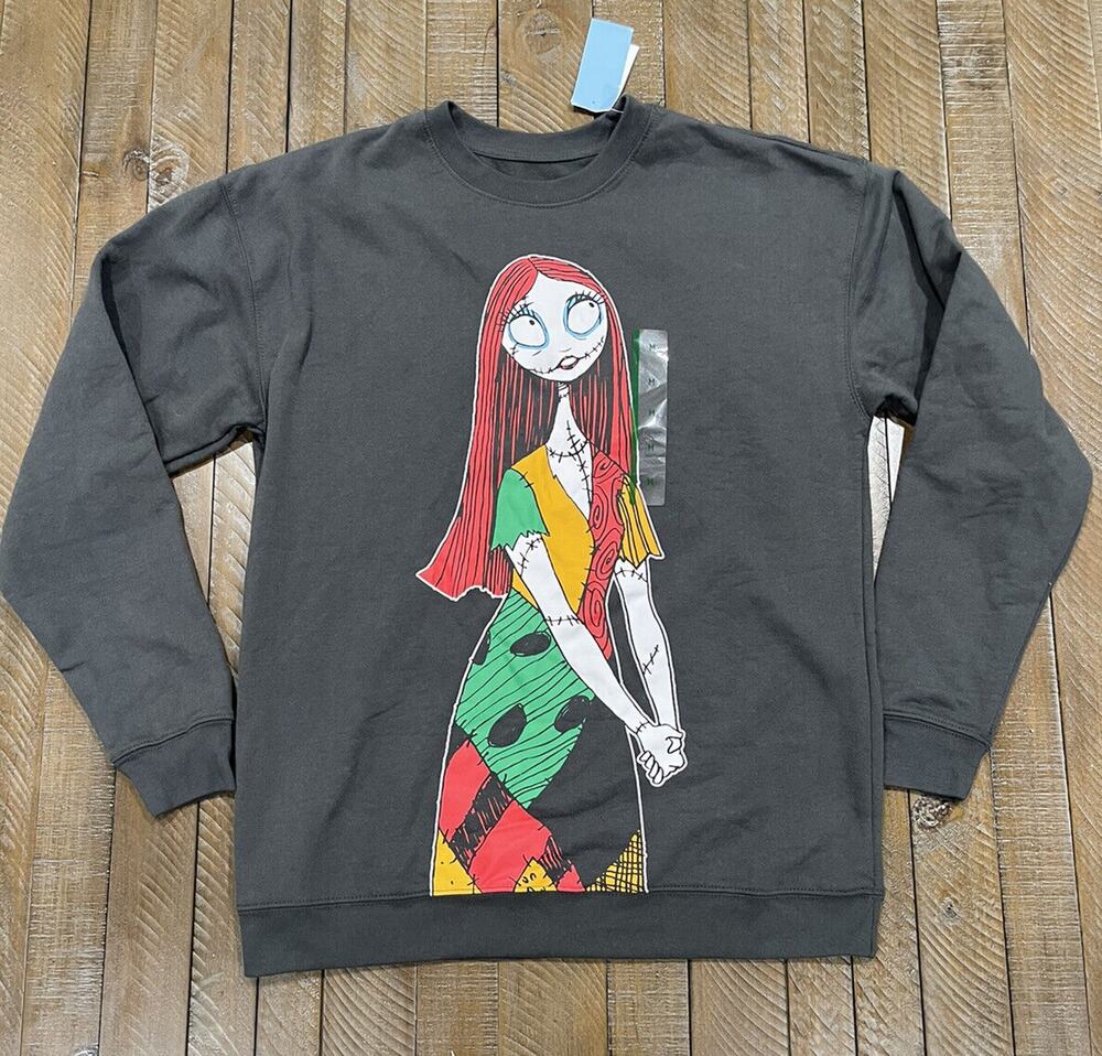 The Nightmare Before Christmas Sally Sweatshirt MEDIUM Walt Disney Shirt NWT